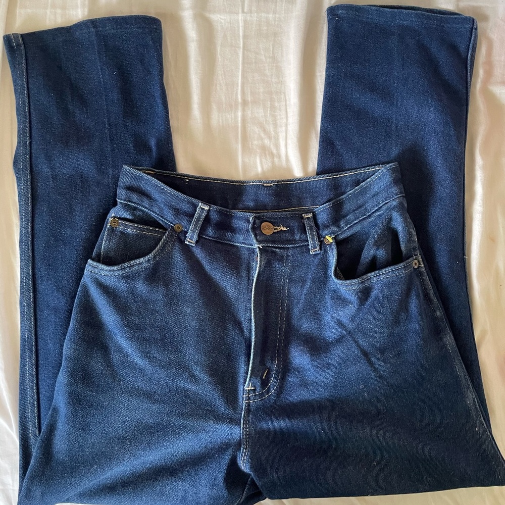 vintage chic girlfriend jeans